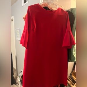 Red boutique dress